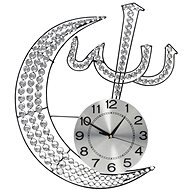 GT K70M Design wall clock with crystals Moon 60 x 50 cm - Wall Clock