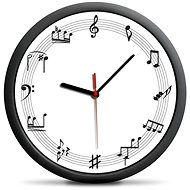Froster Hudební hodiny 30 cm - Wall Clock