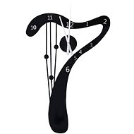 DYI Q70G Designové 3D hodiny 70cm černá - Wall Clock