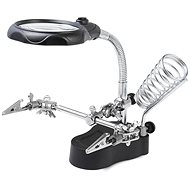 Verk 09049 Magnifier holder with third hand with LED light - Magnifying Glass