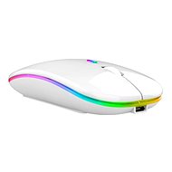 APT AK211B Wireless Optical Mouse LED RGB White - Mouse