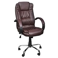 Malatec 8985 ECO leather brown - Office Armchair