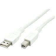 PremiumCord USB 2.0 1m összekötő, fehér - Adatkábel