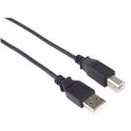 PremiumCord USB 2.0, 1m összekötő fekete - Adatkábel