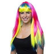 FUNNY FASHION Long rainbow wig - Wig