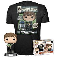 Funko Pop! The Mandalorian Luke with Child 482 T-shirt size L - Figure and Accessory Set