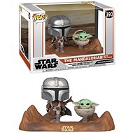Funko POP! Star Wars The Mandalorian Mandalorian & The Child Baby Yoda 390 - Figure