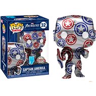 Funko POP! Artist Series Marvel Captain America with Pop Protector (32) - Figure