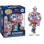 Funko Pop: Marvel Patriotic Age - Captain Marvel with Pop Protector (34) - Figure