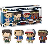 Funko POP! 8 - Bit Stranger Things - Eleven with eggos, Mike, Dustin, Lucas - Figure