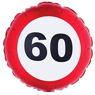 FUNNYFASHN Balloon foil traffic sign 60 - Balloons