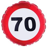 FUNNYFASHN Balloon foil traffic sign 70 - Balloons