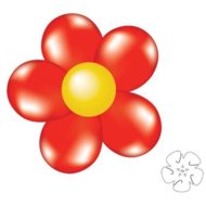 Connecting clip for balloons flower - Creative Kit