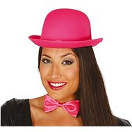 Guirca Hat bowler hat pink - Costume Accessory