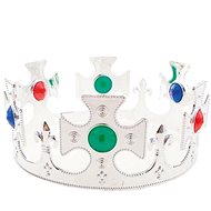 Funny Fashion Crown King Silver - Costume Accessory