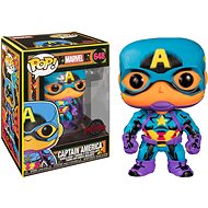 Funko POP! Marvel Black Light - Captain America - Figure