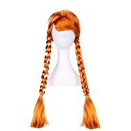 FunCo Anna Frozen golden brown wig with braids 60 cm - Wig