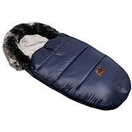 Baby Nellys - FLUFFY with fur, garnet - Stroller Footmuff