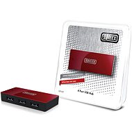 Sweex US182 Red - USB Hub