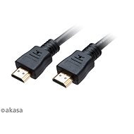 Akasa 8K@ 60 Hz HDMI kábel, 1 m, v2.1/AK-CBHD19-10BK - Video kábel