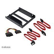 AKASA 2,5" SSD & HDD Adapter with SATA Cables - Merevlemez keret