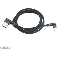 AKASA USB typ A na typ C nabíjací a synchronizačný kábel/AK-CBUB39-10BK - Dátový kábel