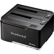 AKASA DuoDock X dual black - External Docking Station