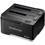 AKASA DuoDock X Black - External Docking Station