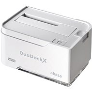 AKASA DuoDock X WiFi White - External Docking Station