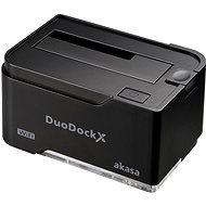 AKASA DuoDock X WiFi black - Külső dokkoló