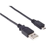 PremiumCord USB 2.0 A-B Micro összekötő 3m fekete - Adatkábel