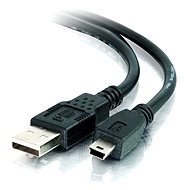 PremiumCord USB 2.0 prepojovací AB mini 0,2 m čierny - Dátový kábel
