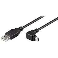PremiumCord USB 2.0 A-B mini összekötő 1.8mfekete adatkábel - Adatkábel