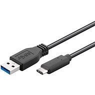 PremiumCord USB 3.1 Type-C (USB-C), (M) csatlakozó USB 3.0 A (M) 1 m - Adatkábel