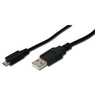 PremiumCord USB 2.0 prepojovací AB micro 0,7 m - Dátový kábel
