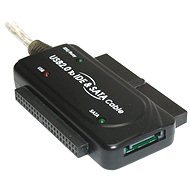 PremiumCord - USB 2.0 -> IDE 40/44 Pin és SATA 2,5" és 3,5" HDD-hez, AC adapter - Átalakító