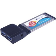 PremiumCord Express card 2x USB 3.0 - Controller Unit