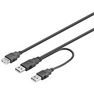 PremiumCord USB 2.0 - 0,2m, Y kábel - Adatkábel