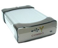 Externí box SNT-2316C pro 3.5" zařízení, akt. ventilátor, USB2.0+FireWire, ext. napájecí zdroj 220V - Hard Drive Enclosure