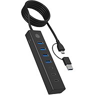 Icy Box IB-HUB1737-C3 with 7 USB ports - USB Hub