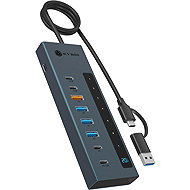 ICY BOX IB-HUB1743-CPD 9v1 s Power Delivery 100 W - USB Hub