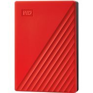 WD My Passport 4TB, piros - Külső merevlemez