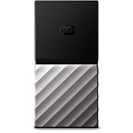 WD My Passport SSD 2TB, silbern/schwarz - Externe Festplatte