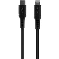 FIXED Cable USB-C/Lightning a podporou PD 2m certifikace MFi Liquid silicone černý - Data Cable