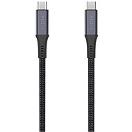 FIXED Multimedia Cable USB-C/USB-C USB4 gen2 20Gbps PD 3.1 240W 4K@60Hz 1.2m braided grey - Data Cable