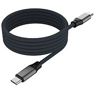 FIXED Magnetic Cable USB-C/USB-C mit PD-Unterstützung 2m USB 2.0 240W grau - Datenkabel