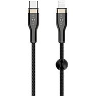 FIXED Cable USB-C/Lightning a podporou PD 1.2m certifikace MFi opletený černý - Data Cable