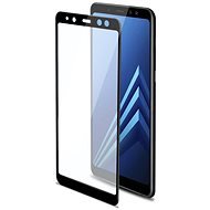 CELLY Full Glass pre Samsung Galaxy A8 čierne - Ochranné sklo