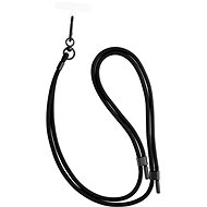 FIXED NeckUni for phones with back cover black - Phone Lanyard