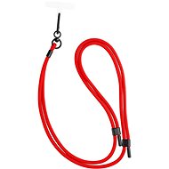 FIXED NeckUni for phones with back cover red - Phone Lanyard